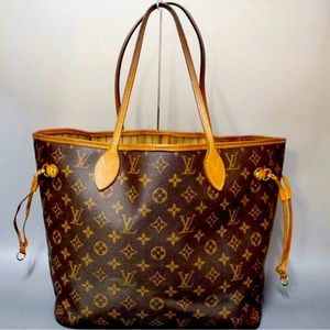 Louis Vuitton Neverfull monogram MM Pouch not included
